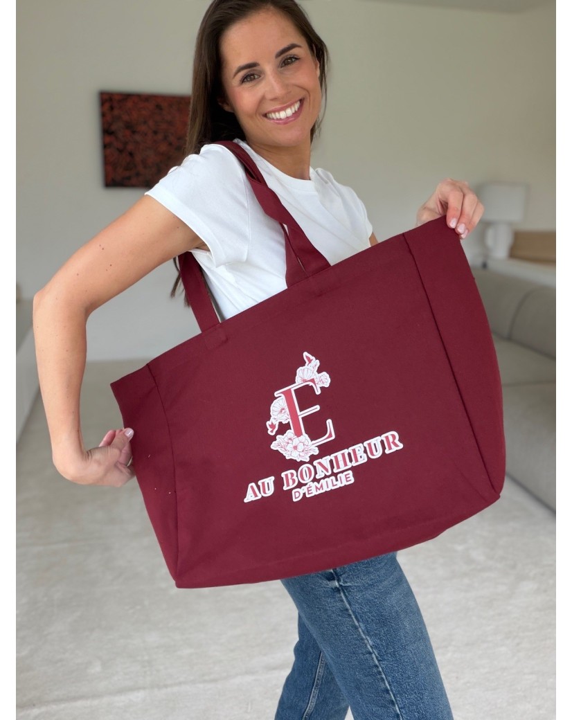 Bolso NANCY – BORDEAUX (43x15x36cm)