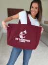 Sac cabas réutilisable – Nancy Bordeaux (43×15×36 cm)
