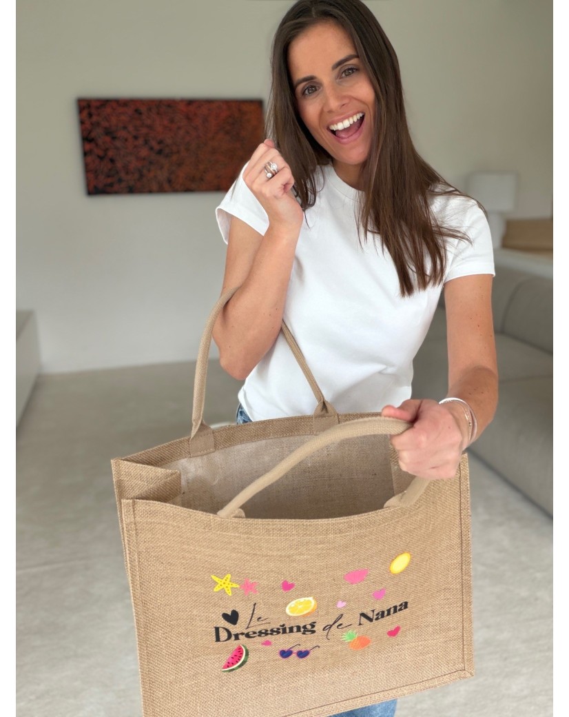 Customized burlap bag with your design imprint - Order now.