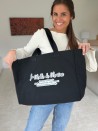 Sac cabas réutilisable – Nancy Noir (43×15×36 cm)