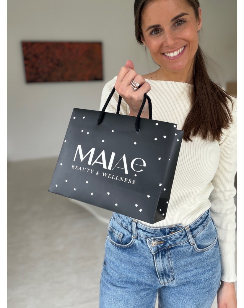 Luxe papieren tas "Monaco"- 100% gepersonaliseerd - S (25x10x20 cm)