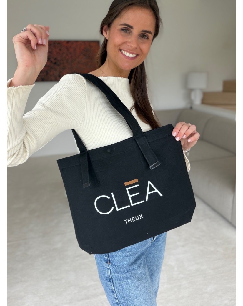 Tragetasche KOPENHAGEN - SCHWARZ (40x6,5x30 cm)