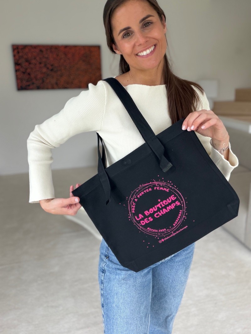 COPENHAGEN BAG BLACK (40x6,5x30 cm)