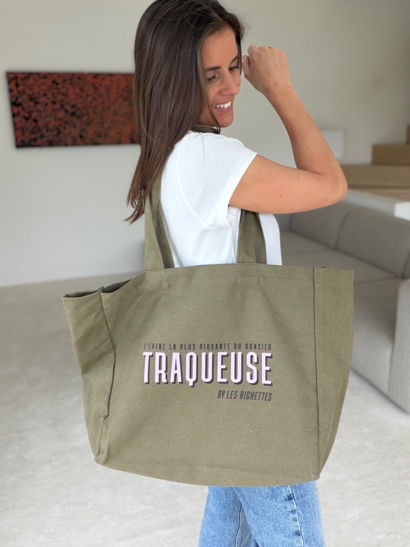 DRAAGTAS "NANCY" - ARMY (43x15x36 CM)