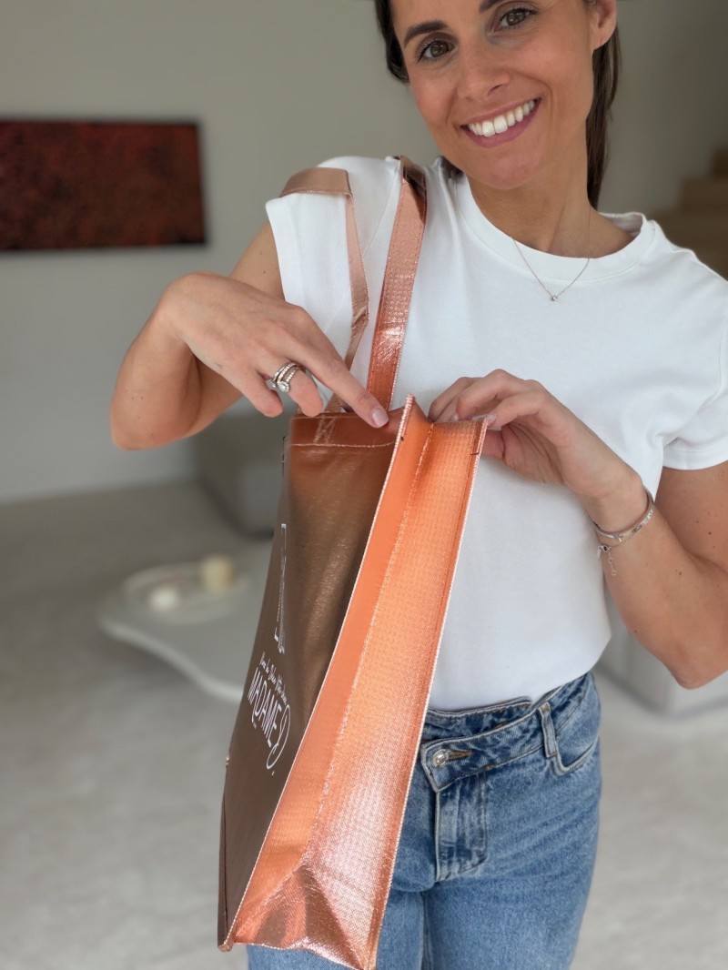 DRAAGTAS MIAMI - BRONS - (42x12x35 cm)