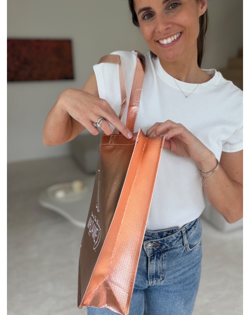 DRAAGTAS MIAMI - BRONS - (42x12x35 cm)