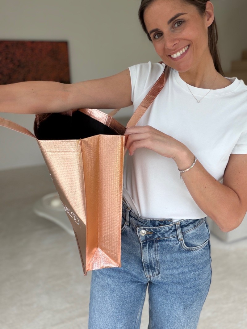 DRAAGTAS MIAMI - BRONS - (42x12x35 cm)