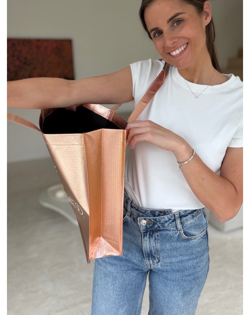 DRAAGTAS MIAMI - BRONS - (42x12x35 cm)