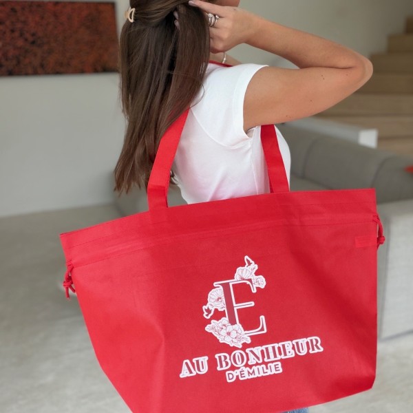 Bolso reutilizable Nice Rojo L (58x24x35cm)