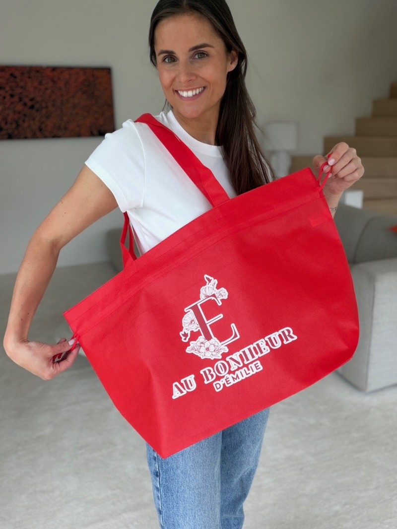 Bolso reutilizable Nice Rojo L (58x24x35cm)