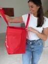 Bolso reutilizable Nice Rojo L (58x24x35cm)