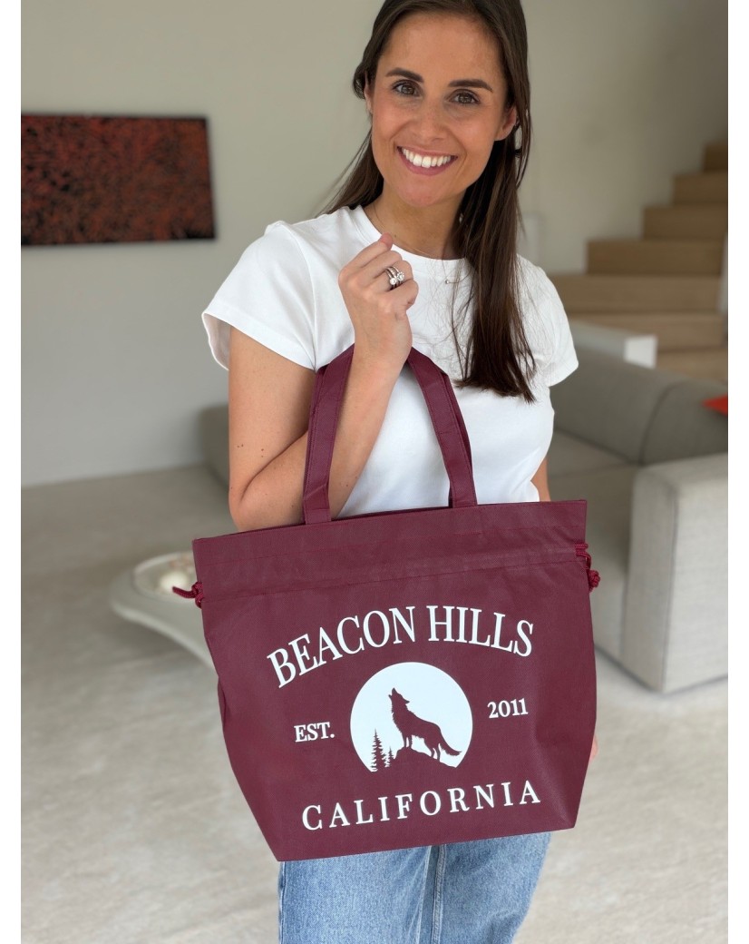 Nice Reusable Bag Bordeaux - M (40x14x30cm)