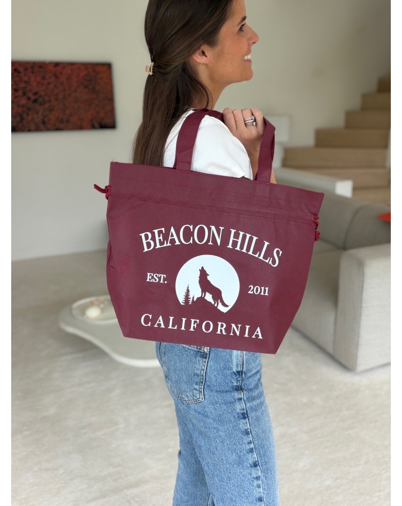 Nice Reusable Bag Bordeaux - M (40x14x30cm)