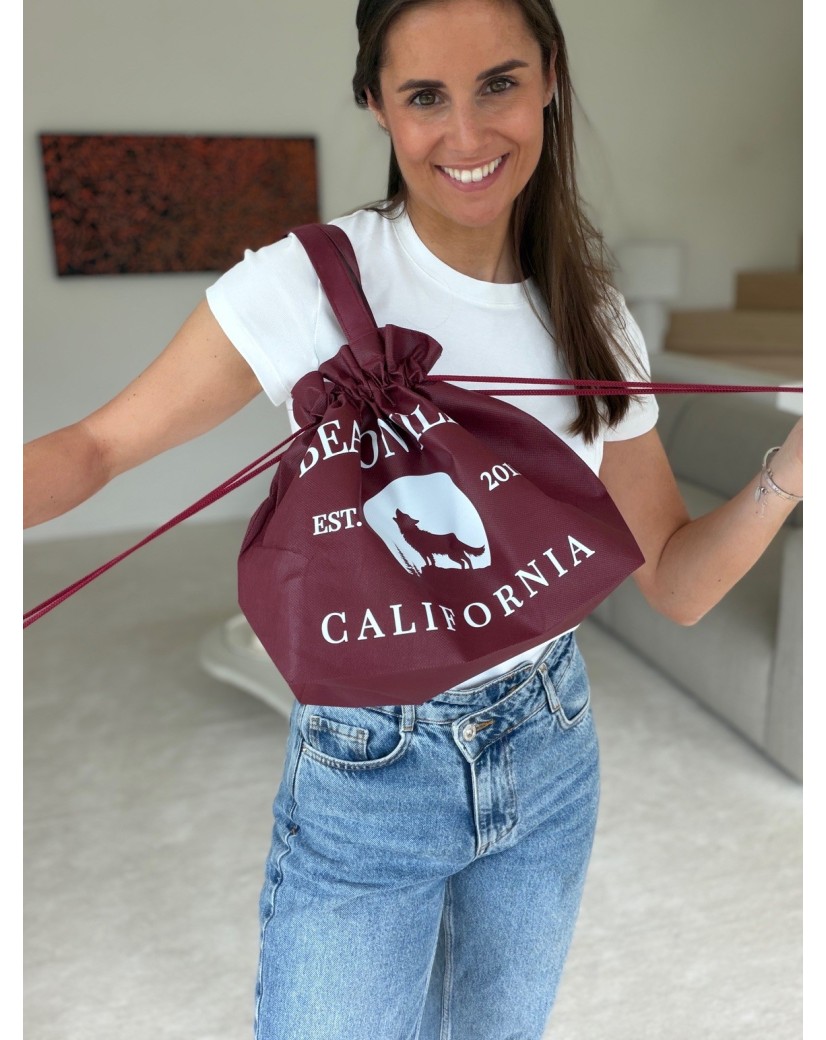 Nice Reusable Bag Bordeaux - M (40x14x30cm)