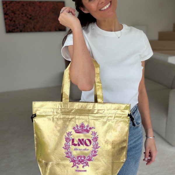 NICE BAG GOLD – M (40x14x30 cm)