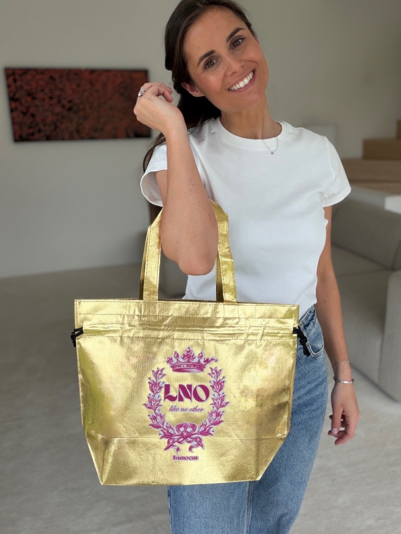 NICE BAG GOLD – M (40x14x30 cm)