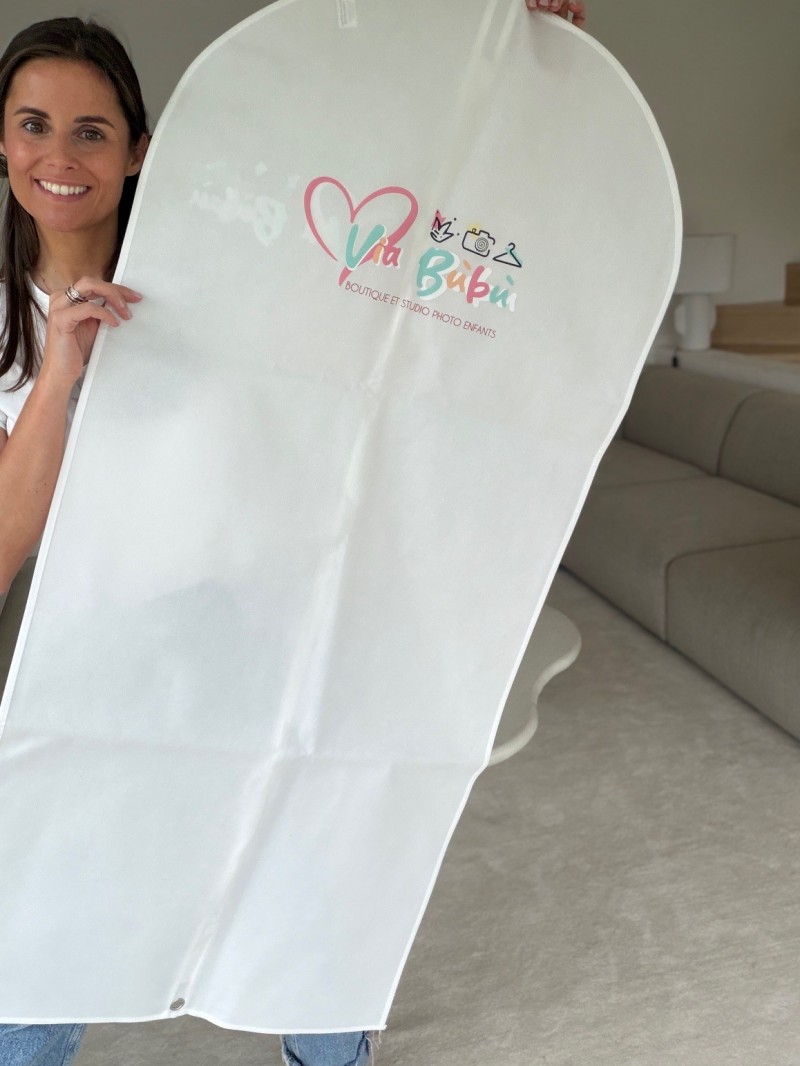 Funda para ropa MILAN - Blanca (65x140cm)