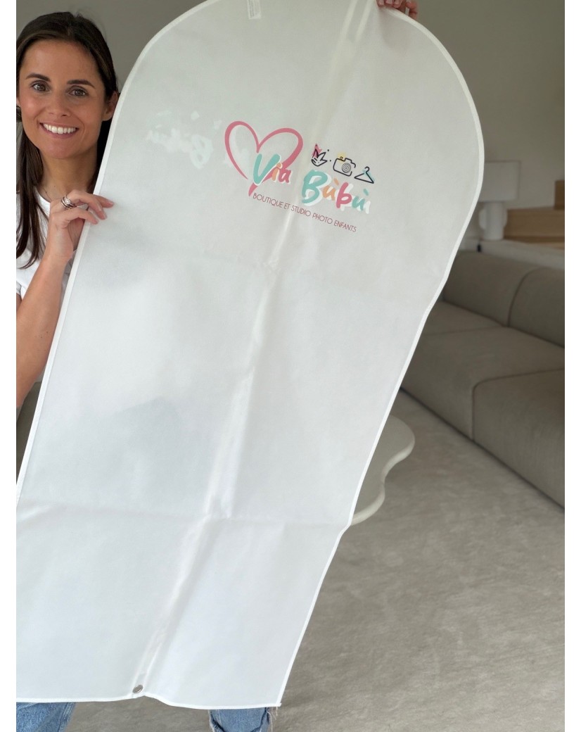 Funda para ropa MILAN - Blanca (65x140cm)