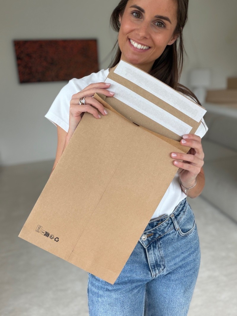 Pochette indéchirable - Kraft S (25x5x35cm)