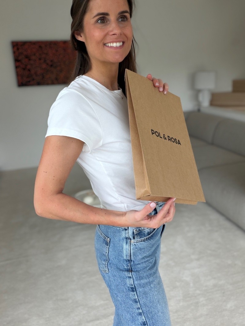 Individuell bedruckbare, reißfeste Kraftpapier-Versandtasche mit Bodenfalte und Klebestreifen – Größe S