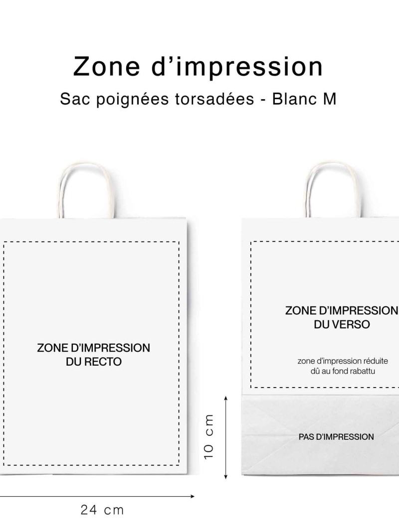 White Kraft Bag M – Your Logo Will Feel Right at Home