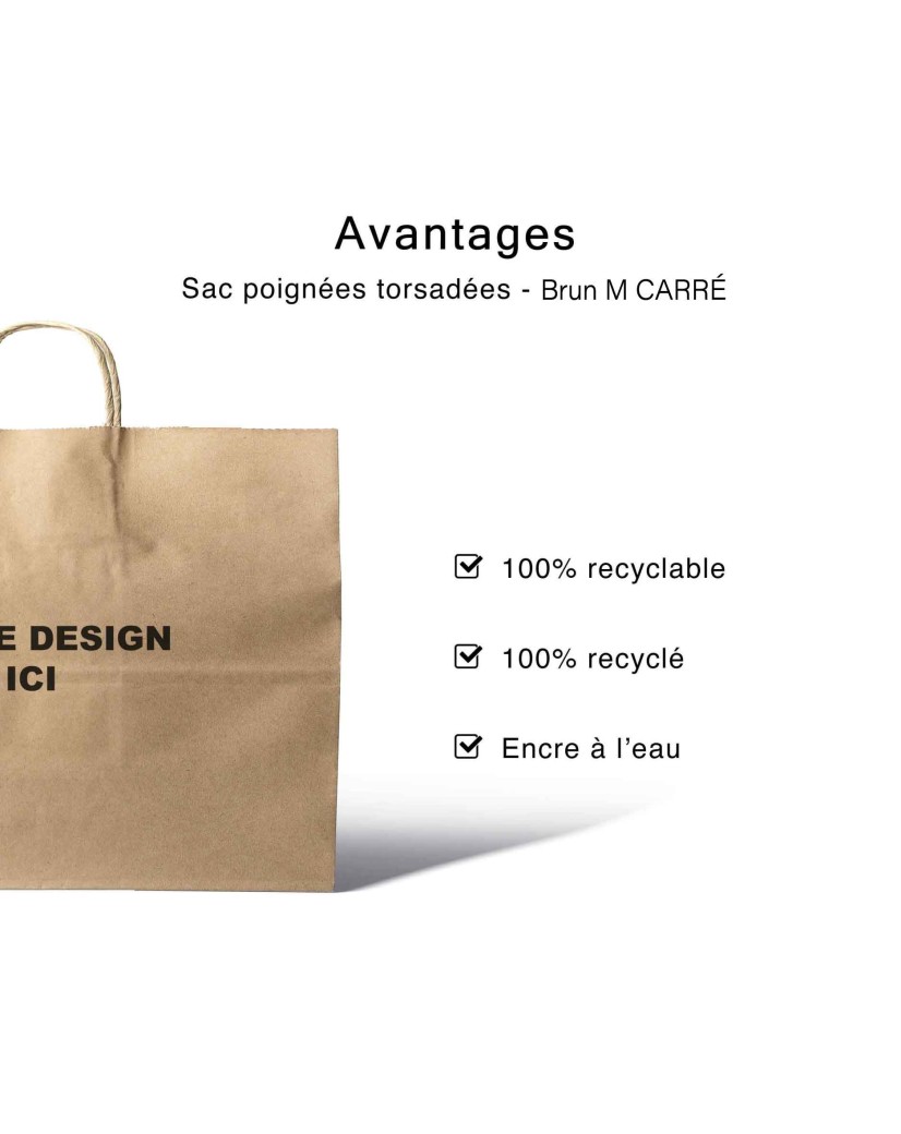 Kraft Bag M Square – A Generous Format To Carry Your Brand