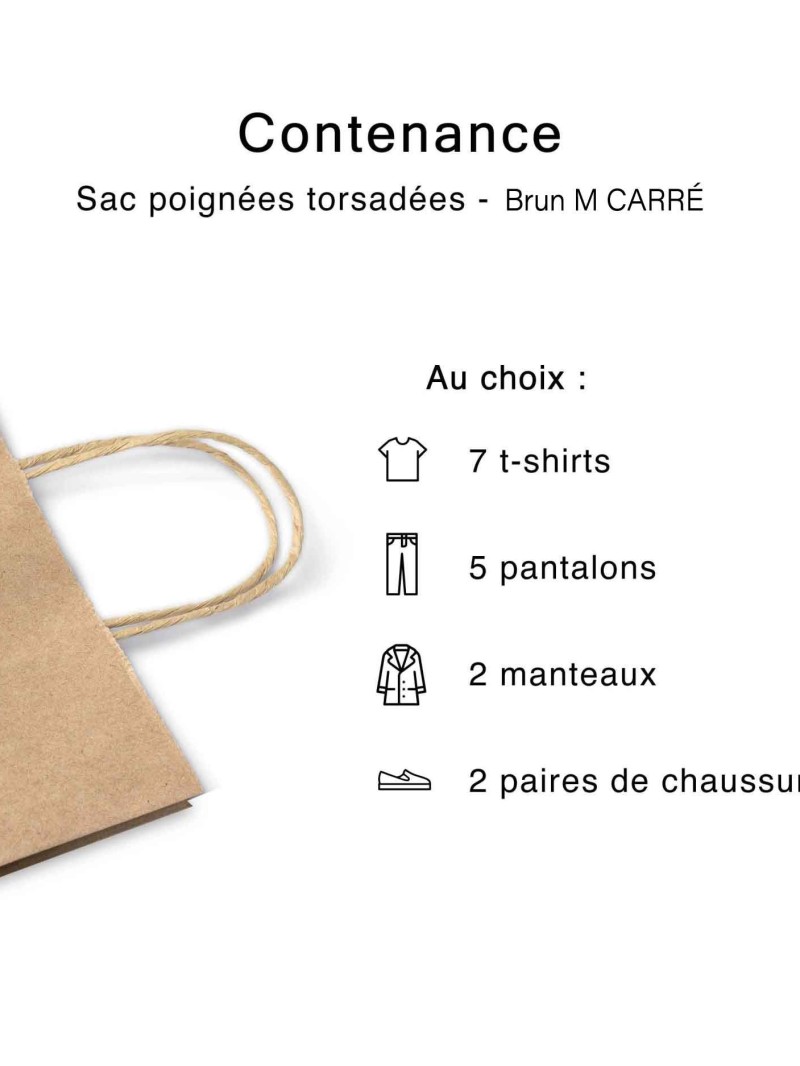 Sac kraft M Carré – Un Format Généreux Pour Votre Image