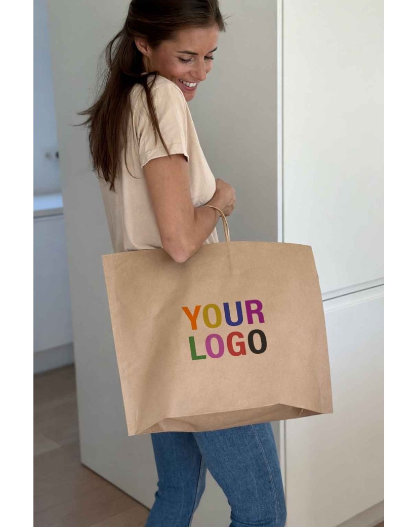 Boat paper bags - Kraft L