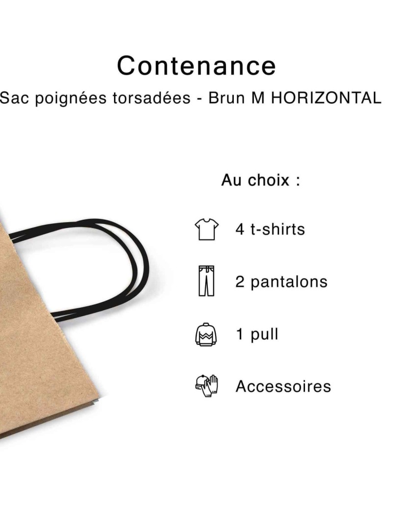 Sac Kraft M Horizontal – Sobre, Pratique Et Personnalisable