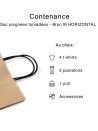 Krafttas M Horizontaal Zwarte Handvatten – Praktisch & Strak
