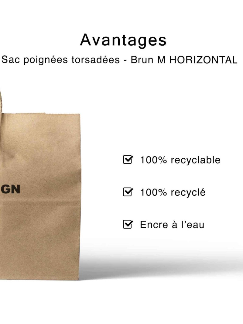 Sac Kraft M Horizontal – Pratique, Pro Et Personnalisable