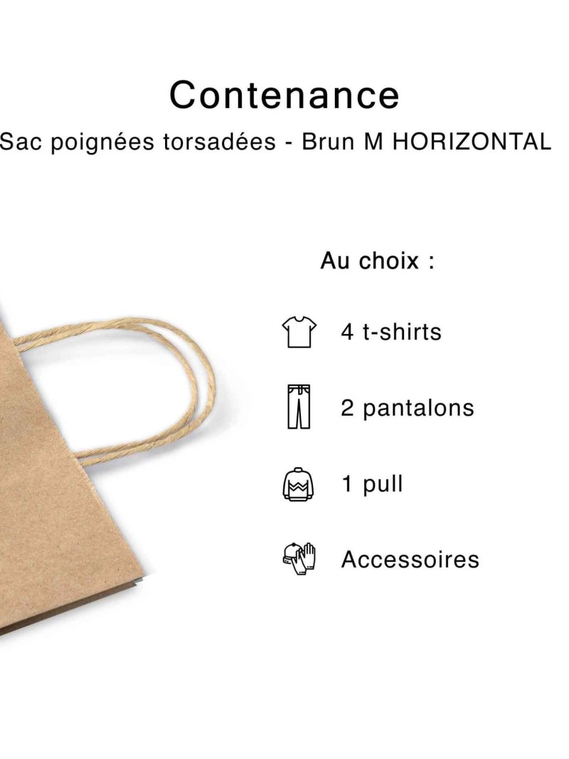 Kraft Bag M Horizontal – Practical, Pro & Customizable