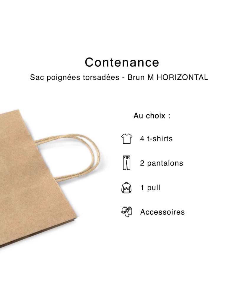 Sac Kraft M Horizontal – Pratique, Pro Et Personnalisable