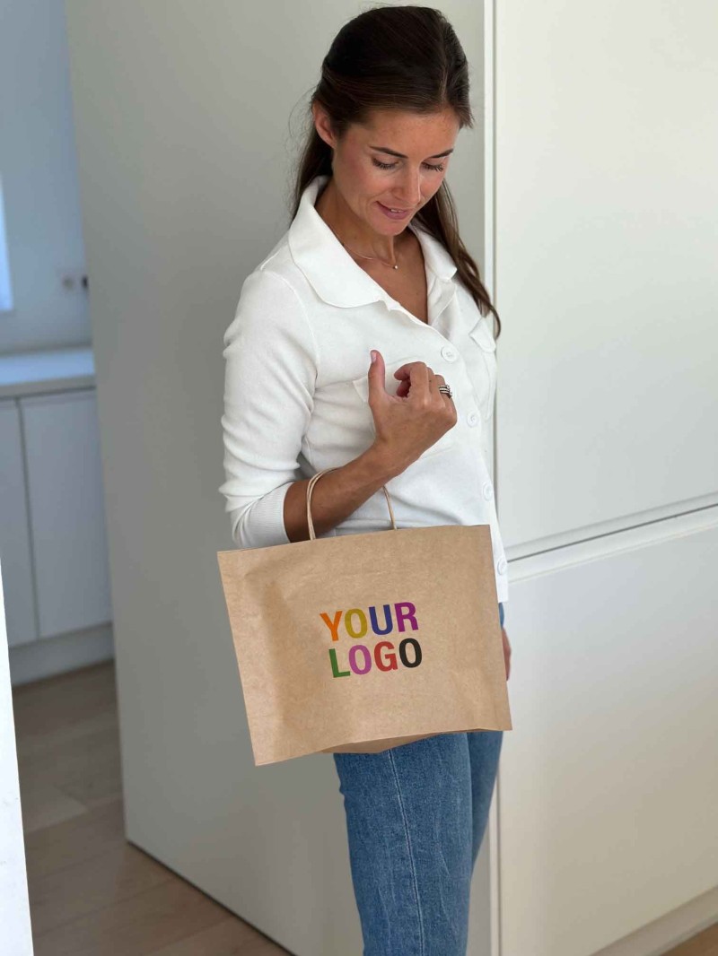 Boat paper bags - Kraft S