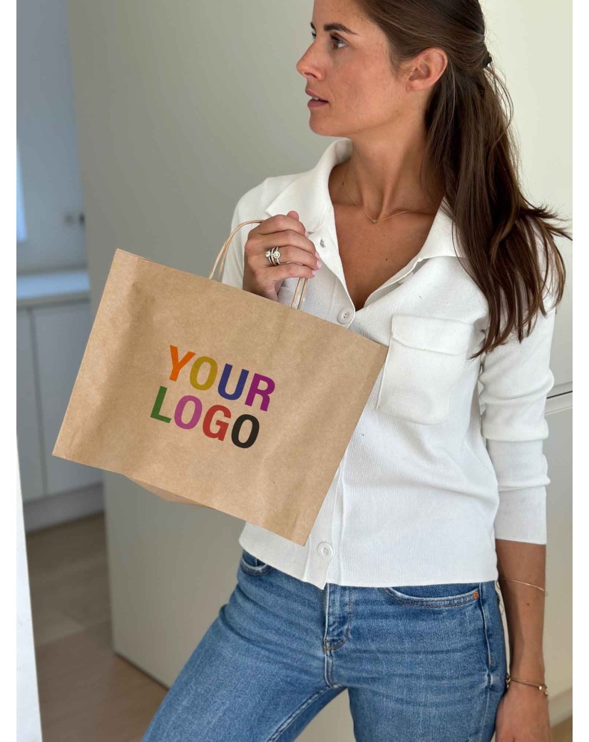 Boat paper bags - Kraft S