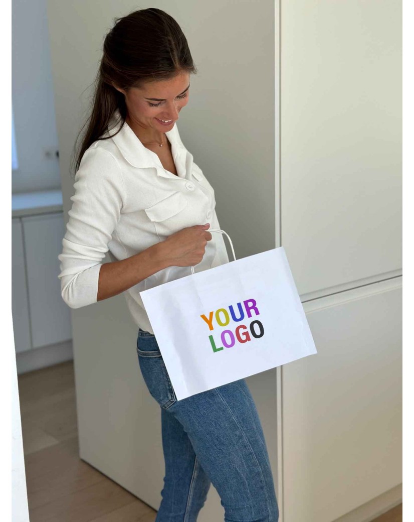 Bolsas de papel para barcos - Blanco S