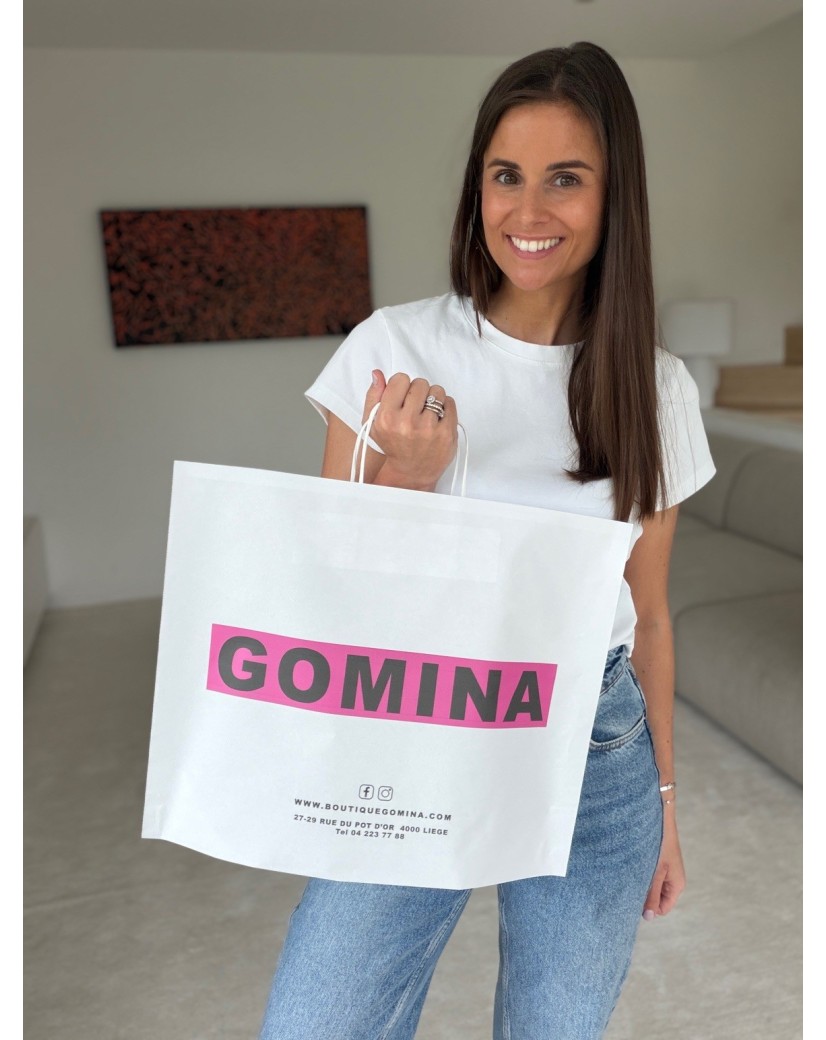 Boat paper bags - White L