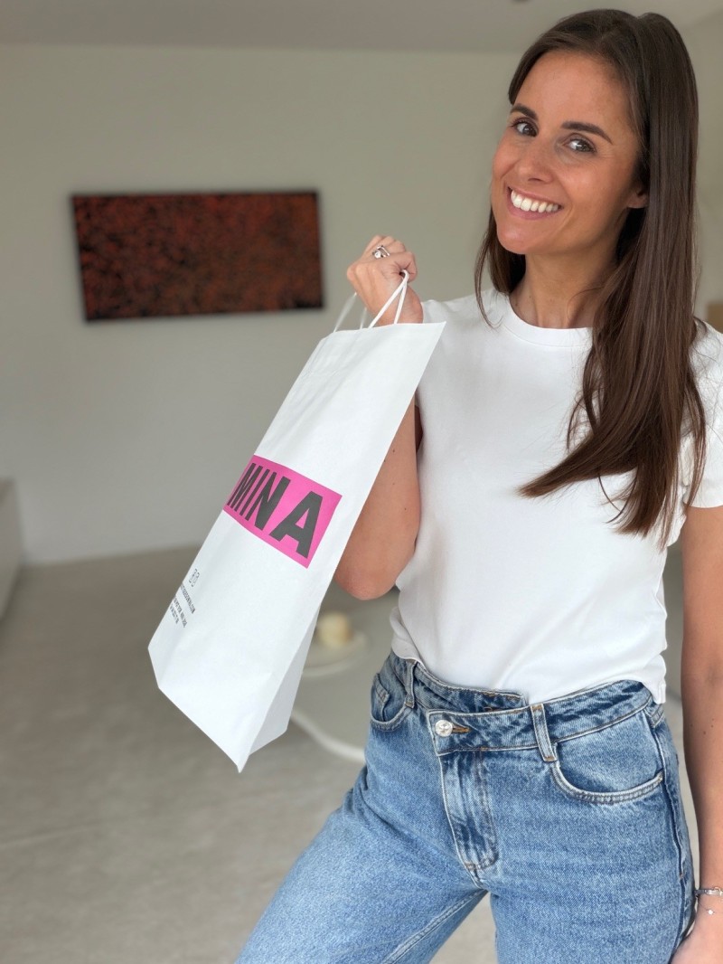 Boat paper bags - White L