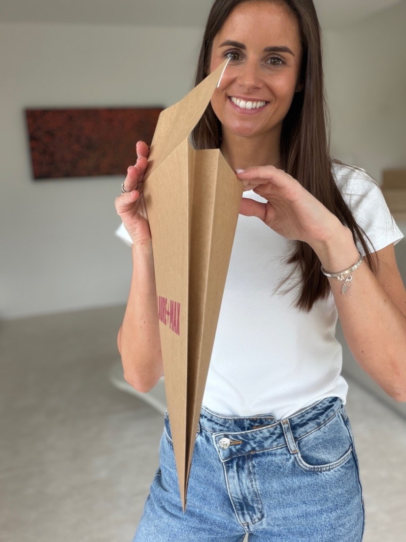 Extra starker wiederverschließbarer Kraftpapier-Versandbeutel Mango S (25x5x29cm)