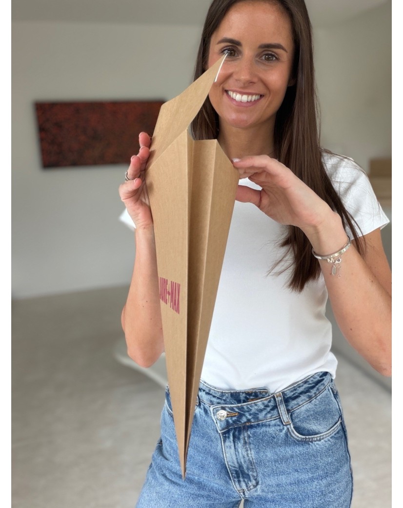 Extra starker wiederverschließbarer Kraftpapier-Versandbeutel Mango S (25x5x29cm)