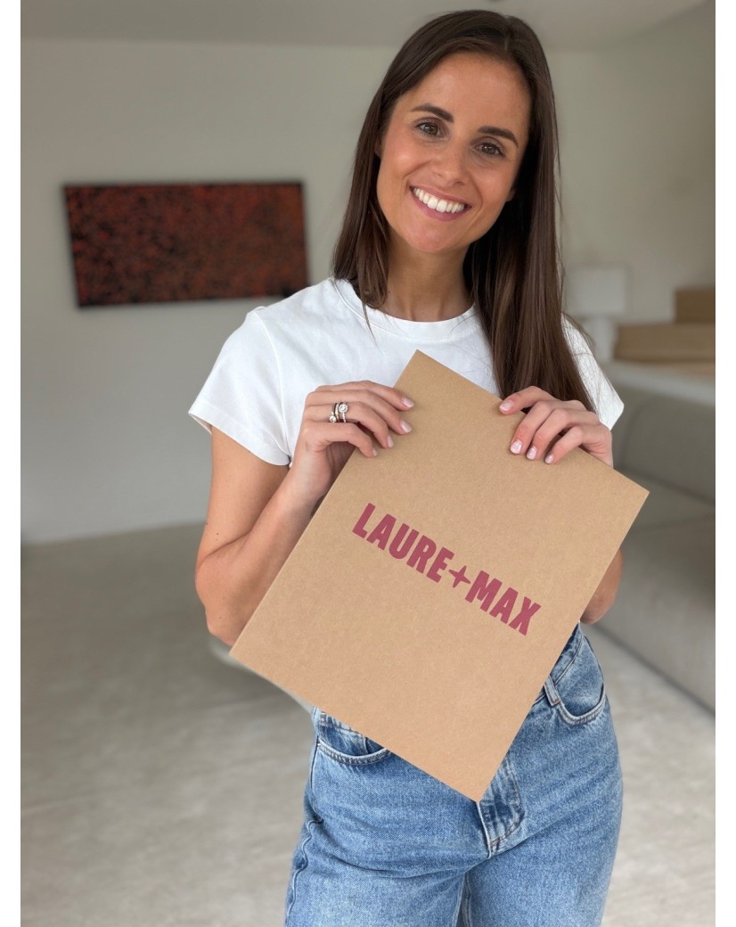 Extra starker wiederverschließbarer Kraftpapier-Versandbeutel Mango S (25x5x29cm)