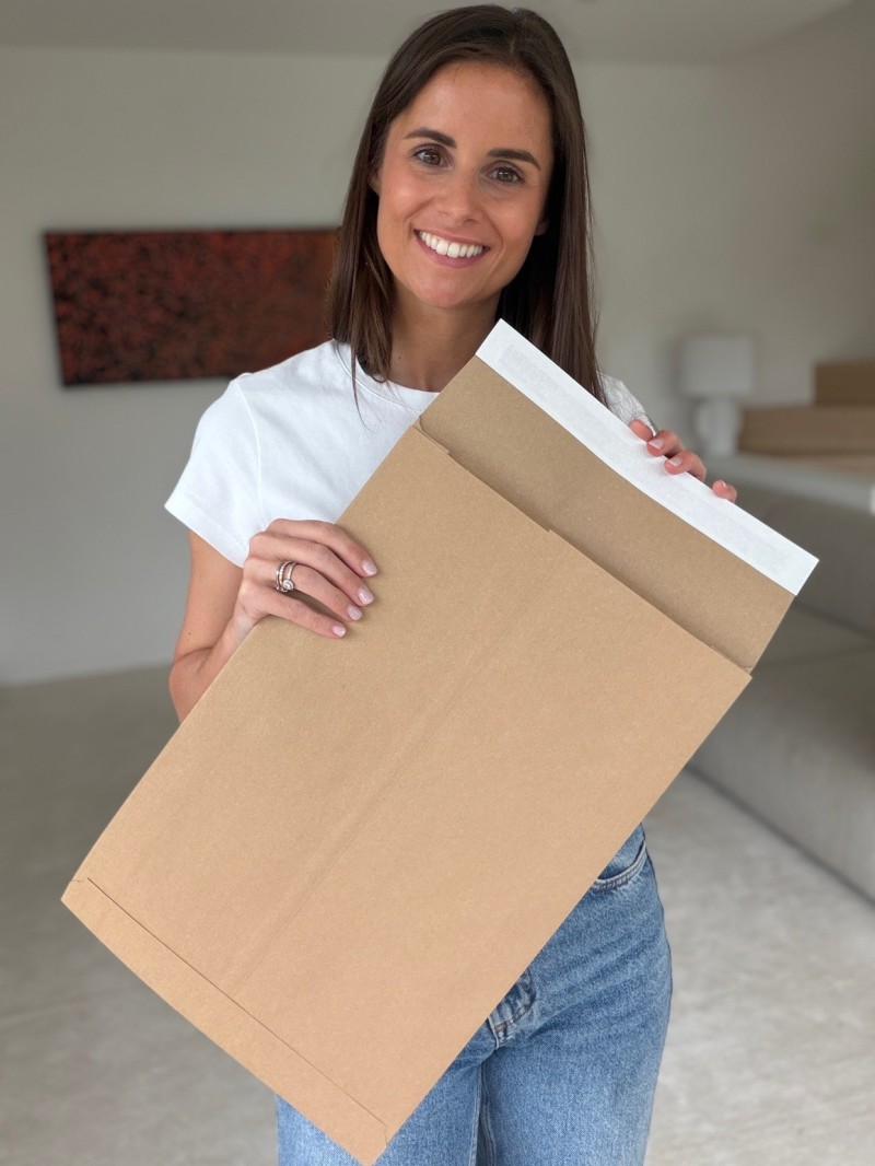 Shipping Envelopes in Kraft Mango Model - Kraft M (30x7x45,5cm)