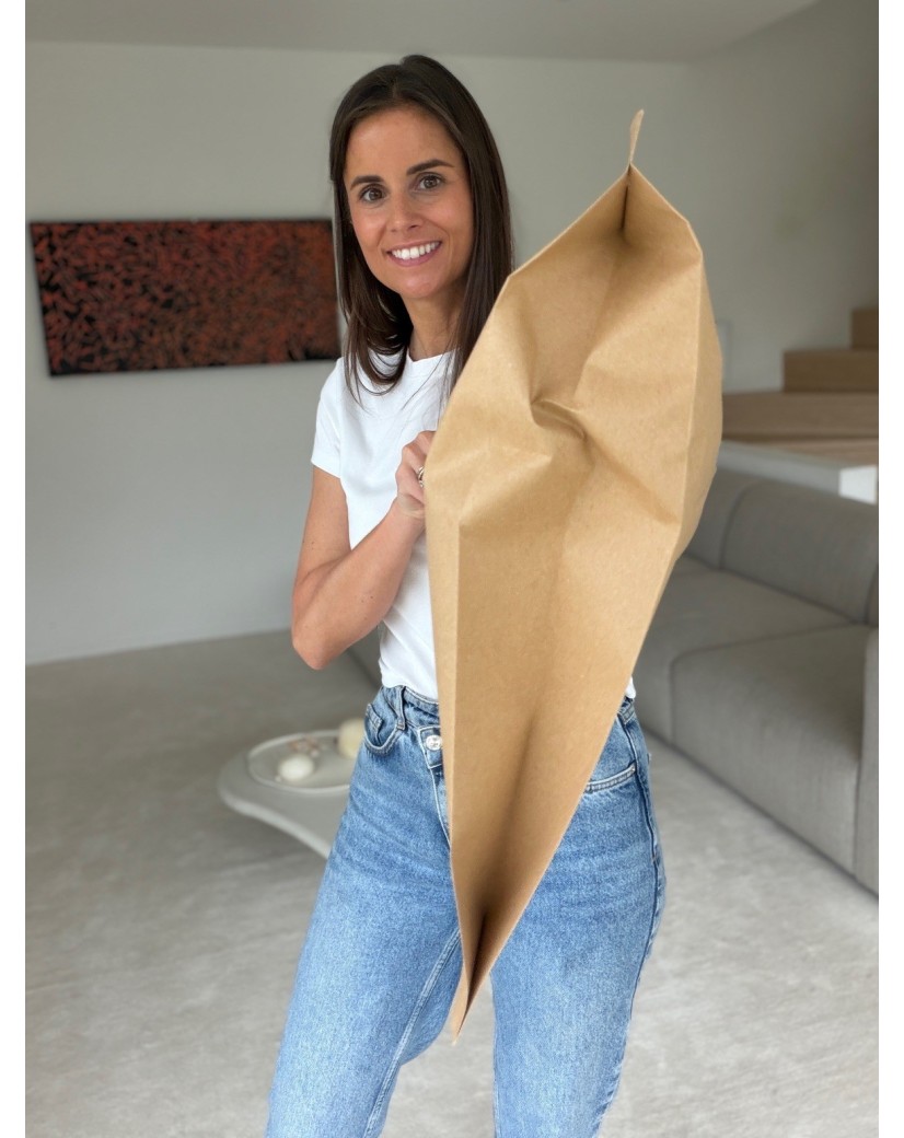 Wiederverschließbare Kraftpapier-Versandtasche Modell ZALANDO – Größe L