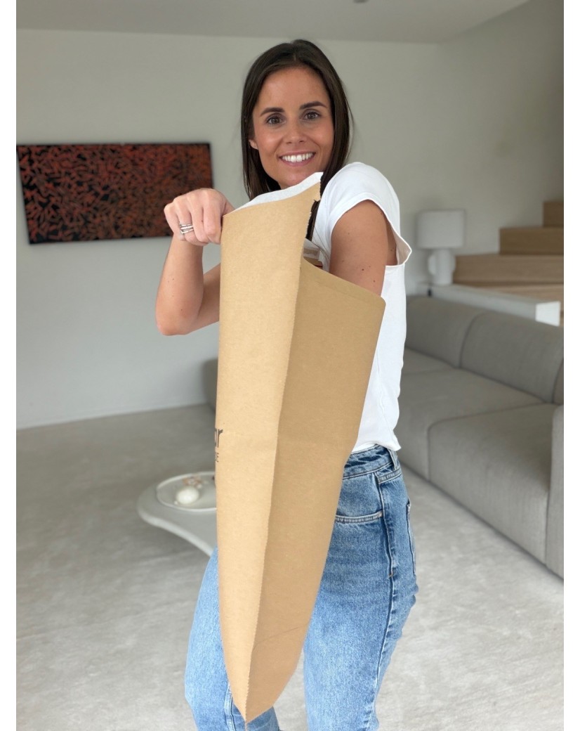 Wiederverschließbare Kraftpapier-Versandtasche Modell ZALANDO – Größe L