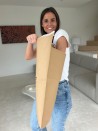 Wiederverschließbare Kraftpapier-Versandtasche Modell ZALANDO – Größe L