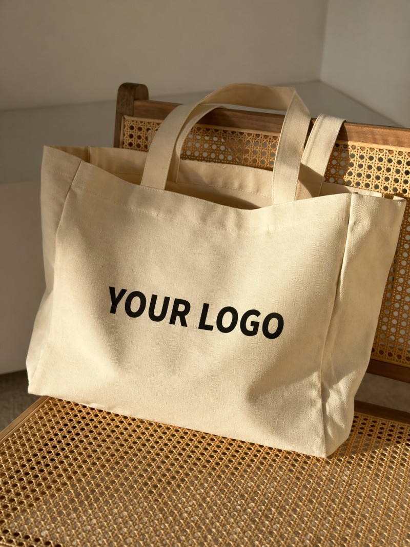 BAUMWOLLTASCHE "NANCY" - NATUR (43x15x36 cm)