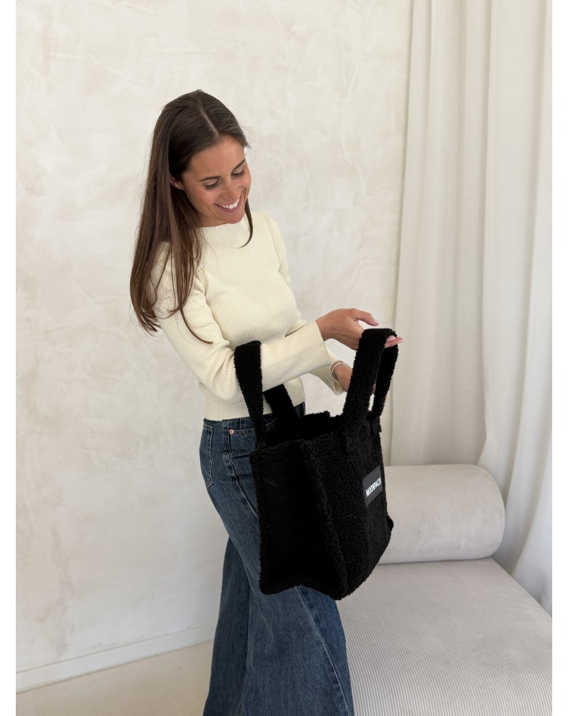 TEDDY BAG - BLACK