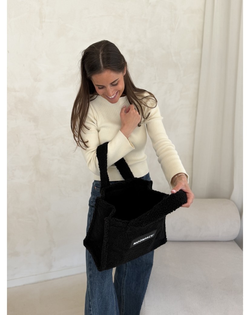 TEDDY BAG - BLACK