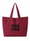 COTTON BAG "NANCY" – BORDEAUX (43x15x36cm)