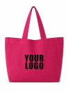 Sac cabas réutilisable – Nancy Fuschia (43×15×36 cm)